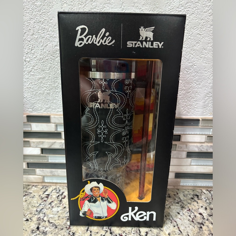 Barbie x Stanley Howdy Western Ken and Corresponding 65th Anniversary Ken Doll - Picture 3 of 3